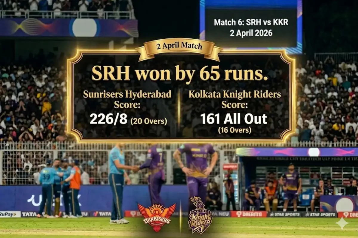 IPL 2026 KKR Suffers Second Straight Defeat
