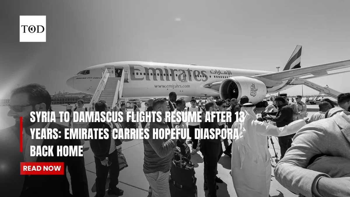 Syria to damascus flights times of dubai