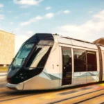 New Trackless Tram in Dubai