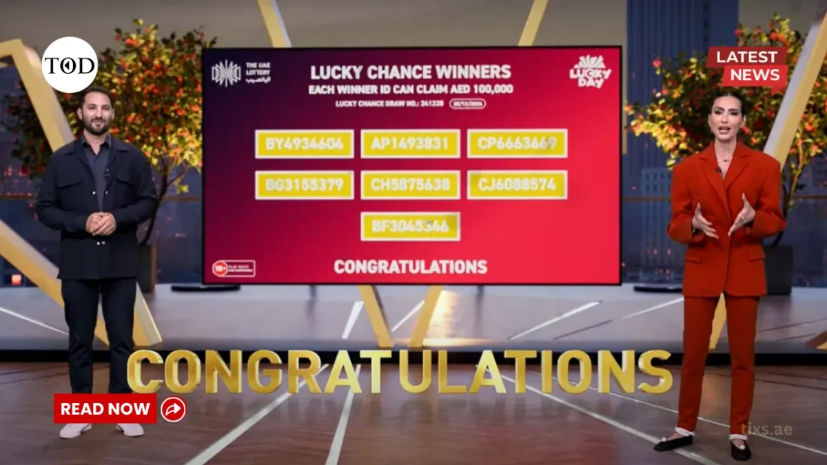 Uae lottery draw times of dubai