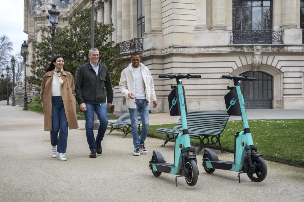 adults learning use electric scooter Times of Dubai