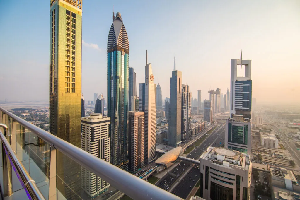 DUBAI, UAE - October, 2018. Aerial view of downtown Dubai in a autumn day, United Arab Emirates - Times of Dubai Indian investment rules in uae property why credit cards wont work for down payments times of dubai