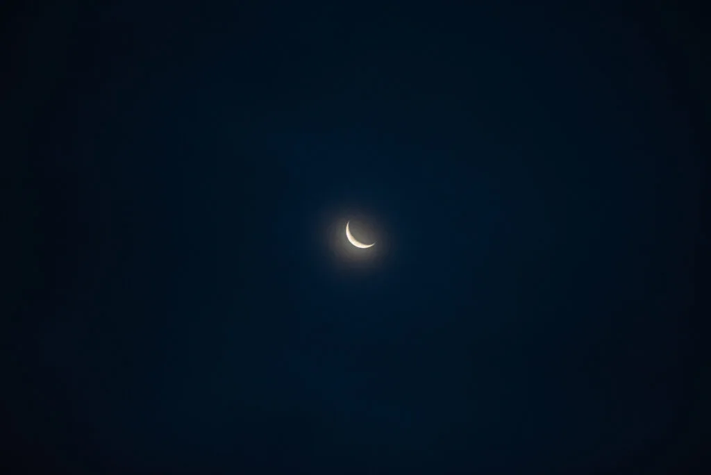 Amazing beautiful sky with clouds - With moon - Times of Dubai Glimpse of the rabi al awwal moon what to expect this year times of dubai