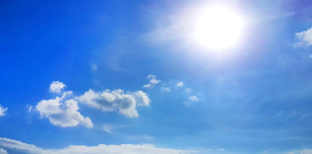 blue sky background with clouds - Times of Dubai Uae temperature hits over 50°c with heat warnings and rain predicted times of dubai