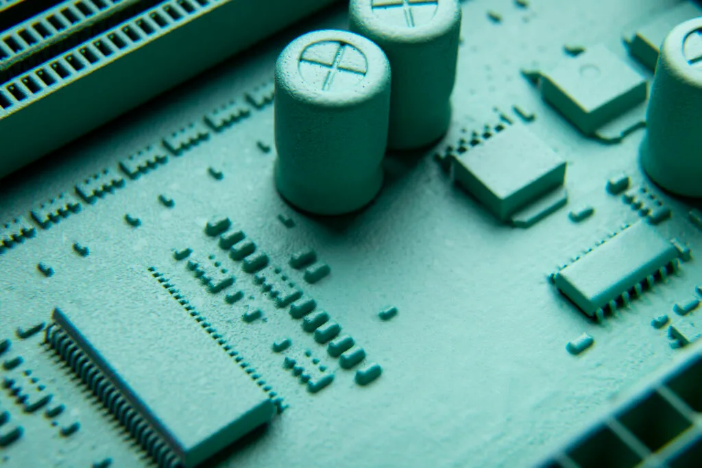 circuit-board-close-up-with-different-components - Times of Dubai U S Proposes 100 tariff on chips and semiconductors times of dubai