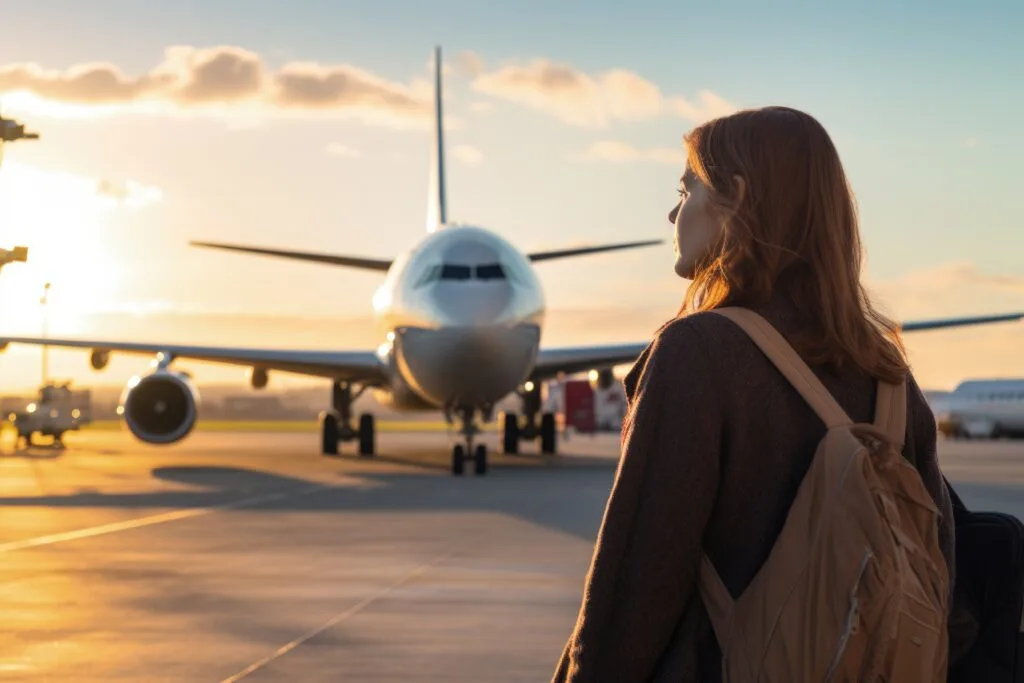 close-up-portrait-traveling-woman - Times of Dubai Air canada shutdown halts all flights after 10000 flight attendants strike times of dubai