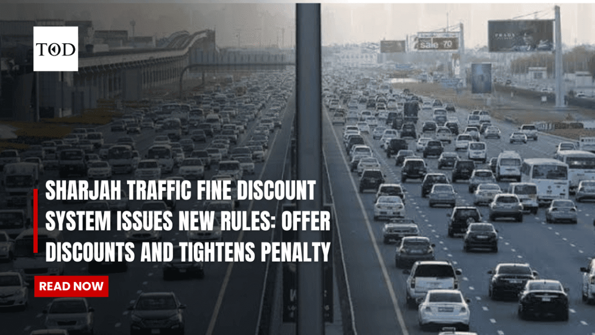 Sharjah traffic fine discount system issues new rules offer discounts and tightens penalty times of dubai