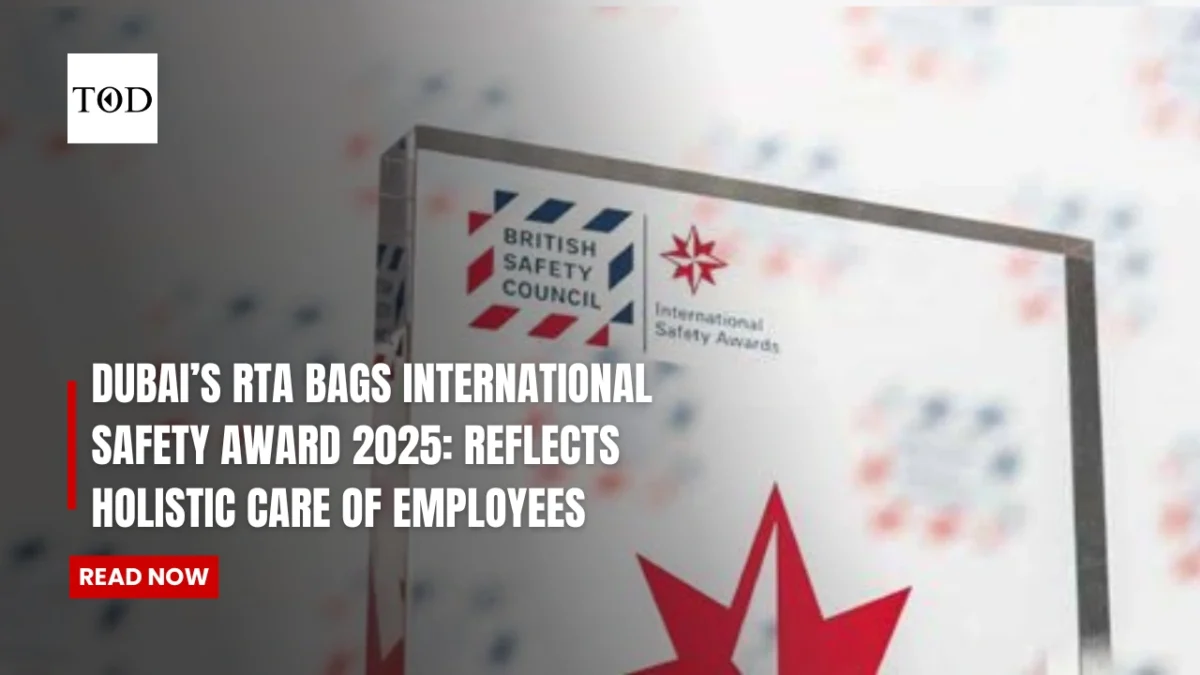 Dubais rta bags international safety award 2025 reflects holistic care of employees times of dubai