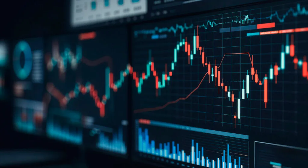 financial-data-visualization-stock-market-charts - Times of Dubai India stock market ranking slips from asias no 1 to least favoured amid tariff tensions times of dubai