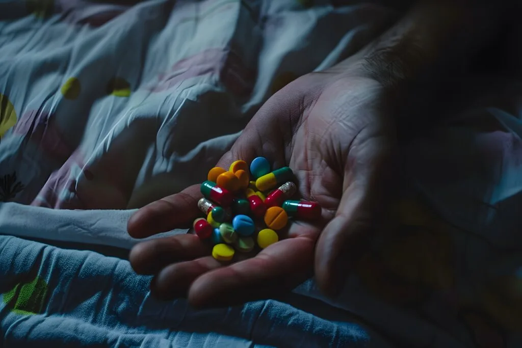 hand-with-pills-dark-environment - Times of Dubai National anti narcotics authority in uae 2025 to dismantle supply and abuse of drugs times of dubai