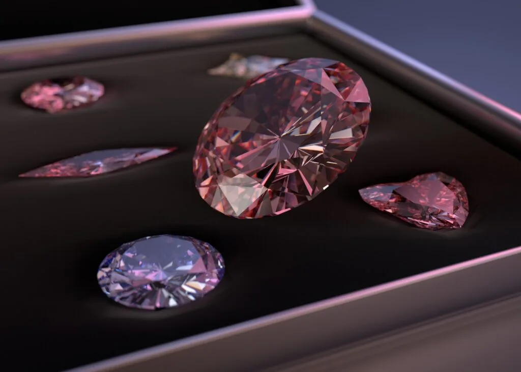 high-angle-pink-diamonds-arrangement_23-2149673639 - Times of Dubai Pink diamond heist in dubai diamond rescue arrest made within 3 hours times of dubai