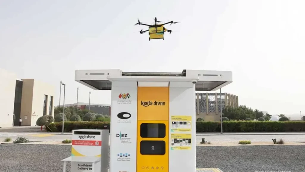 Drone Food Delivery in Dubai
