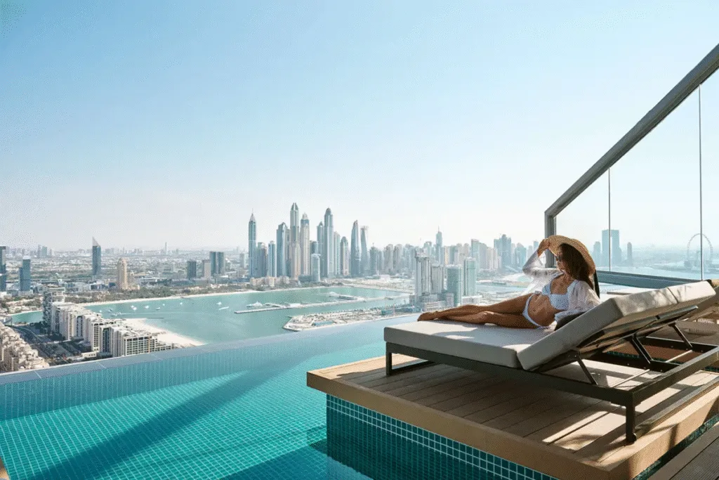 AURA SKYPOOL - Swimming in the Sky - Times of Dubai Aura skypool swimming in the sky times of dubai